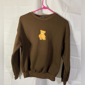 Moosta Bear Brown Sweatshirt